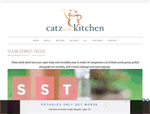 Tablet Screenshot of catzinthekitchen.com